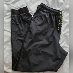 Russell Greystone Athletic Joggers with Neon Drawstring Pockets Men's Size XL